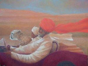 Maharaja, Boy and Cheetah